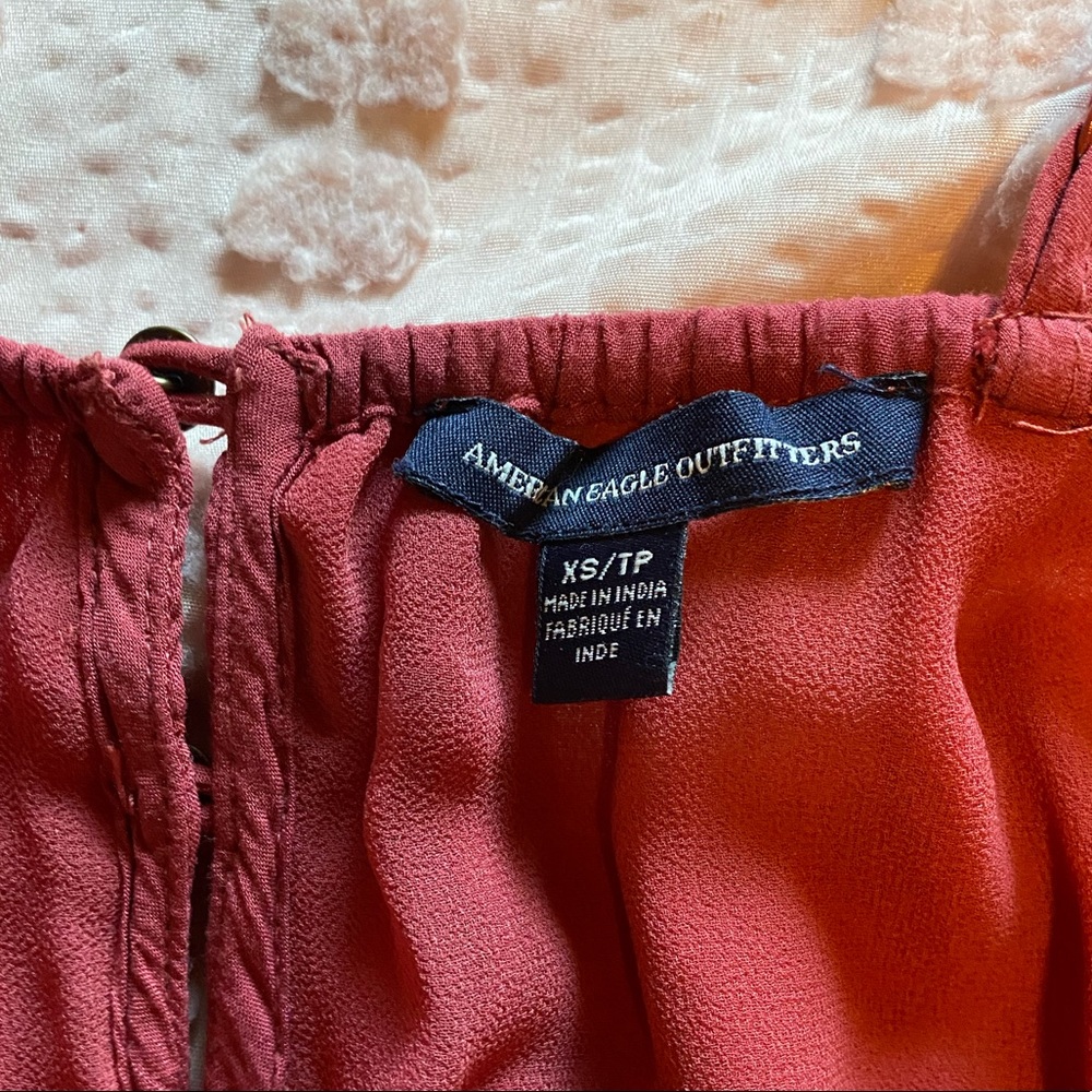 American Eagle Embroidered Shift Dress - Picture 5 of 6